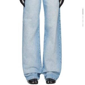 Dries Van Noten Sky Blue Flare Jeans
